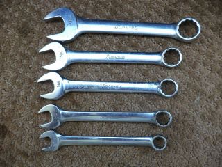 Vintage Snap On Combination Wrench Set Snap - On Tools