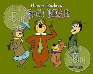 Rare Yogi Bear Show Cartoon Tv Photo Hanna Barbera Studios Cindy Boo Boo Ranger