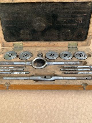 Vintage Greenfield / Wells Brothers " Little Giant " Tap And Die Set