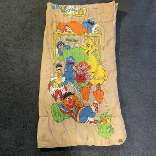 Sesame Street - Vintage Child’s Sleeping Bag 80 