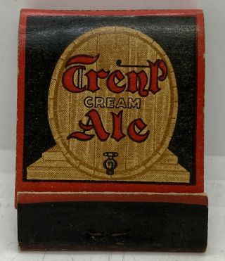 Vintage Trent Cream Ale People’s Brewing Co.  Trenton,  Nj.  Advertising Matchbook