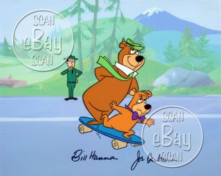 Rare Yogi Bear Cartoon Tv Photo Hanna Barbera Studios Boo Boo Ranger Smith