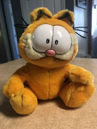 Dakin Garfield Orange Cat 8” Plush Stuffed Animal Vintage