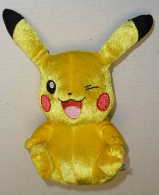 Tomy Pokémon 20th Anniversary 025 Winking Pikachu 8 " Plush