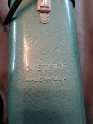 Vintage Justrite Portable Electric Headlight Lantern,  Mod 1904 - 4 2