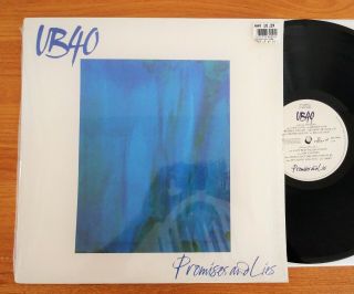 Ub40 Promises And Lies 1993 Virgin Uk Europe Vinyl Lp,  Near,  Rare