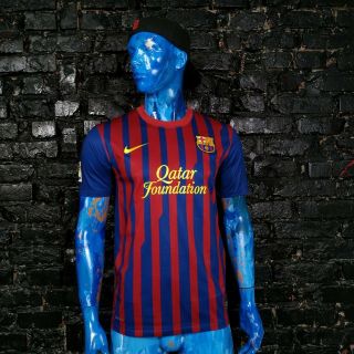 Barcelona Barca Jersey Home Football Shirt 2011 - 2012 Nike 419877 - 488 Mens Size M