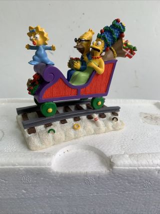 The Simpsons Hamilton Christmas Express Train " All Aboard For The Holidays "