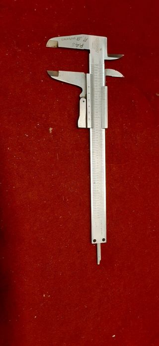 Vintage Craftsman Vernier Calipers Made In Germany 6 Inch