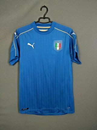 Italy Italia Shirt 2016 2017 Home Medium Shirt Puma Football Ig93