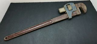 Stillson Walworth 24” Iron Pipe Wrench Usa Adjustable Plumber Steam