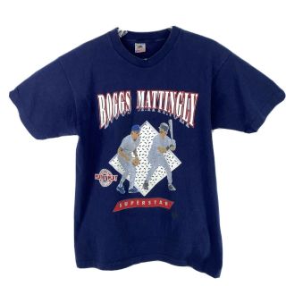 Vintage 90’s York Yankees Sz L Boggs Mattingly The York Connection Shirt