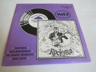 V/a - Ridgemount Records Volume 2 - 7 " Ep - Rockabilly - Burgos/matchbox/silhouets