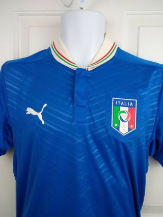 Italia Italy Jersey 2011/13 Home Size M Shirt Mens Puma