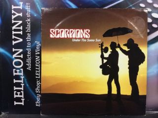 Scorpions Under The Same Sun 12 " Single Yellow Vinyl Merx395 A/b Rock 80 
