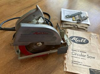 Mall - Circular Saw Model 71 Electric,  Vintage 1952 - Good Order