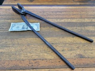 Antique Tools Cast Iron Blacksmith Tongs Farrier Pliers Anvil Hammer 1812 ☆usa
