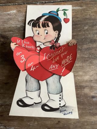 Vintage Valentine’s Day Greeting Card Susie - Q Norcross Confidentially