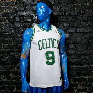 Boston Celtics 9 Rajon Rondo Jersey Nba Shirt Adidas Polyester Trikot Mens Sz S