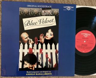Blue Velvet - German Colosseum Lp David Lynch Vinyl Record Film Music