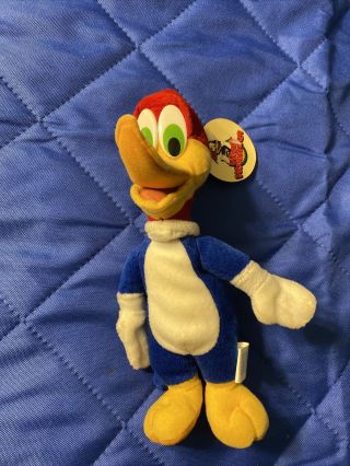 Vintage Woody Woodpecker By Universal Studios 2001 Stands 9 Inches Tall W/t