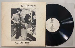 Jimi Hendrix - Guitar Hero Lp 1978 K&s Records Radio One Bbc Top Gear 1967