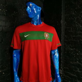 Portugal Jersey Home Football Shirt 2010 - 2012 Nike 376894 - 611 Mens Size Xl