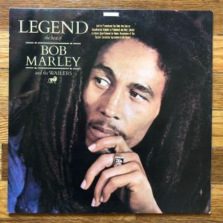 Bob Marley Legend : The Best Of Rare Promo Issue Vinyl Lp Record 