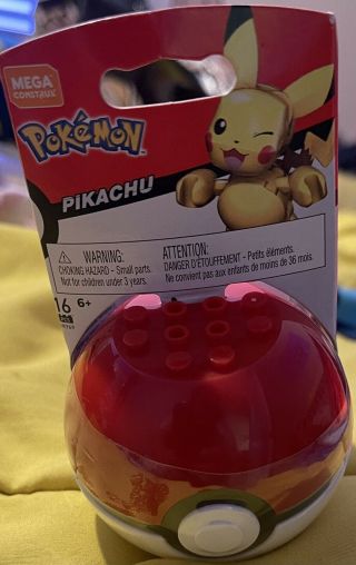Mega Construx Pokemon Pikachu Poke Ball