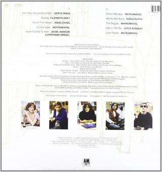 The Breakfast Club Motion Picture Soundtrack LP/Vinyl 2