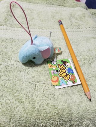 Amuse Pucchi Maru Backpack Charm/key Charm Plush Elephant