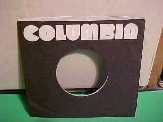 Columbia Records Usa Vintage 7 Inch 45 Rpm Company Sleeve Only No Record