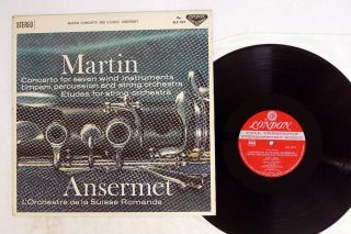 Ansermet Martin Concerto For Seven Wind London Slc 1197 Japan Flipback Cover Lp