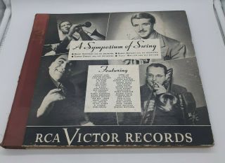 A Symposium Of Swing - 4 Record 78rpm Set Rca Victor C28 Vg,  -