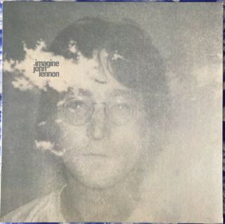 John Lennon " Imagine " 1971 Vinyl Lp W/ Poster Winchester Sw - 3379 Vg,