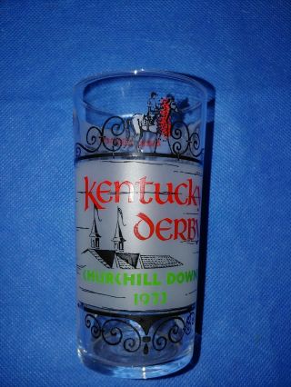 1973 Kentucky Derby Glass Secretariat Triple Crown Ky Derby Churchill Downs