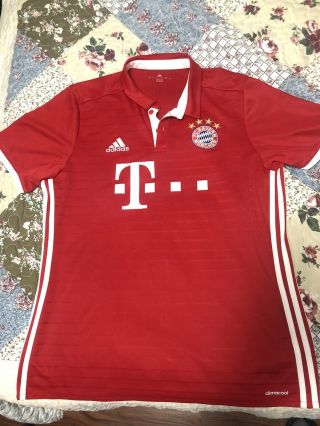 Fc Bayern Munich Home Jersey 2016/17 - Men’s Size Large