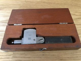 Rare Vintage / Antique Boxed Brown & Sharpe Mfg & Co Lathe Indicator