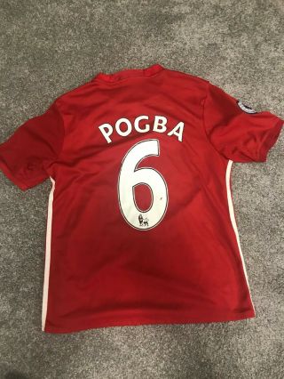 Paul Pogba Manchester United Jersey 2016/17 Home - Men 