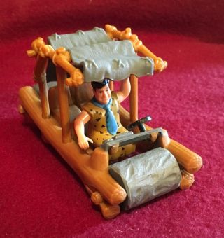 1993 The Flintstones Motorized Cave Car With Fred The Flintmobile