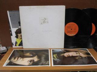 2 - Lp,  Poster,  2 Portraits (2 Missing) / The Beatles White Album / 1976 Issue