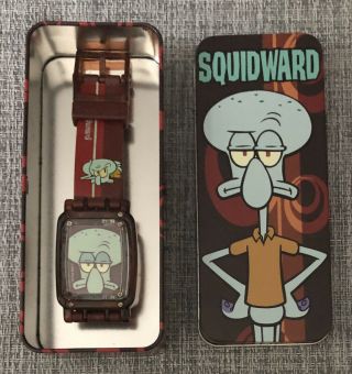 2004 Burger King Spongebob Squarepants Squidward Watch Requires Battery