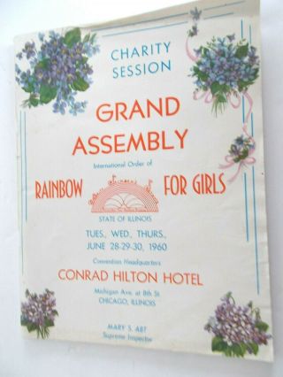 1960 Charity Session Grand Assembly Int 