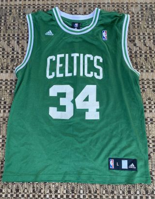 Vintage Adidas Nba Boston Celtics " Paul Pierce 34 Jersey Size (large)