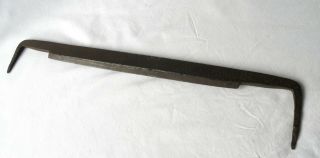 Vintage Antique Woodworking Draw Knife Blade.  No Handles.  Cutting Edge 10.  25 "