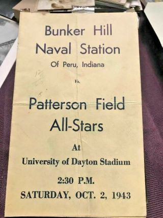 Us Navy Ww2 1943 Program Bunker Hill Naval Air Station Vs Patterson Field