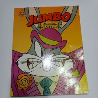 1998 Looney Tunes Jumbo Coloring And Activity Book Landolls Vintage