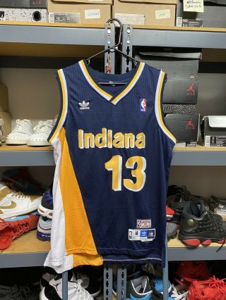 Adidas Indiana Pacers Mark Jackson Jersey Size M