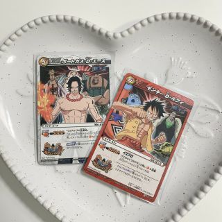 One Piece Trading Card Set - Monkey D Luffy And Portgas D Ace