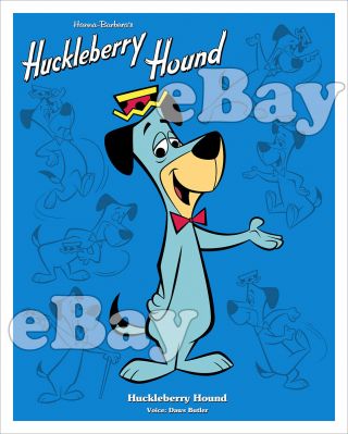 Rare Huckleberry Hound Show Cartoon Tv Photo Hanna Barbera Studios